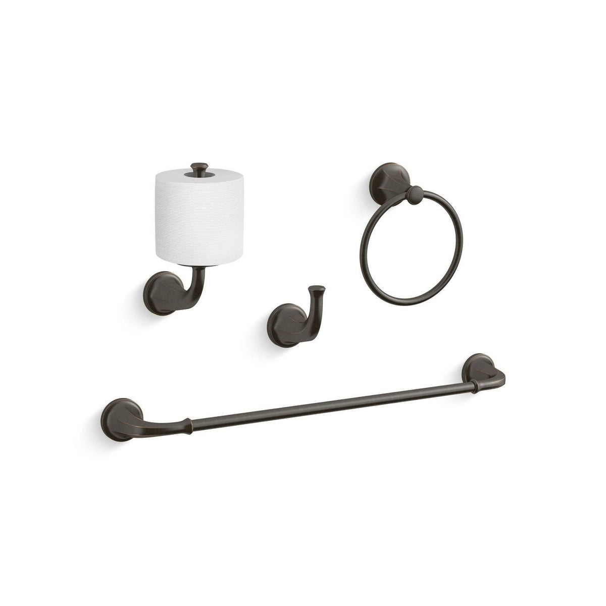 Brushed Nickel Toilet Paper Holder Y351