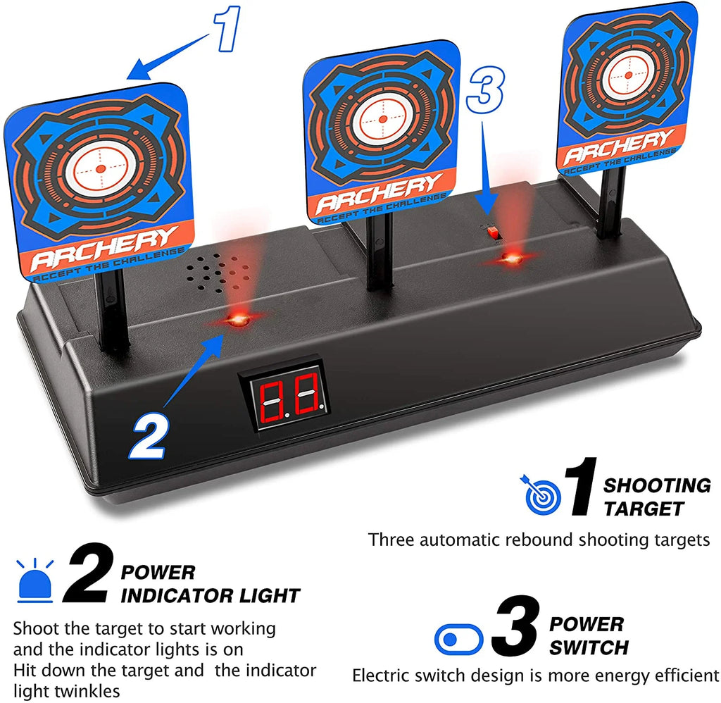 Electric Scoring Dart Toy Gun U98715