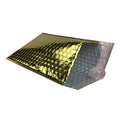 250 Gold Bubble Mailers 7x22x6.75x22 Metallic Envelopes F5570