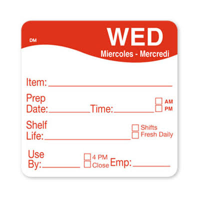 Dissolvable Label 250Roll Pack of 12 W902