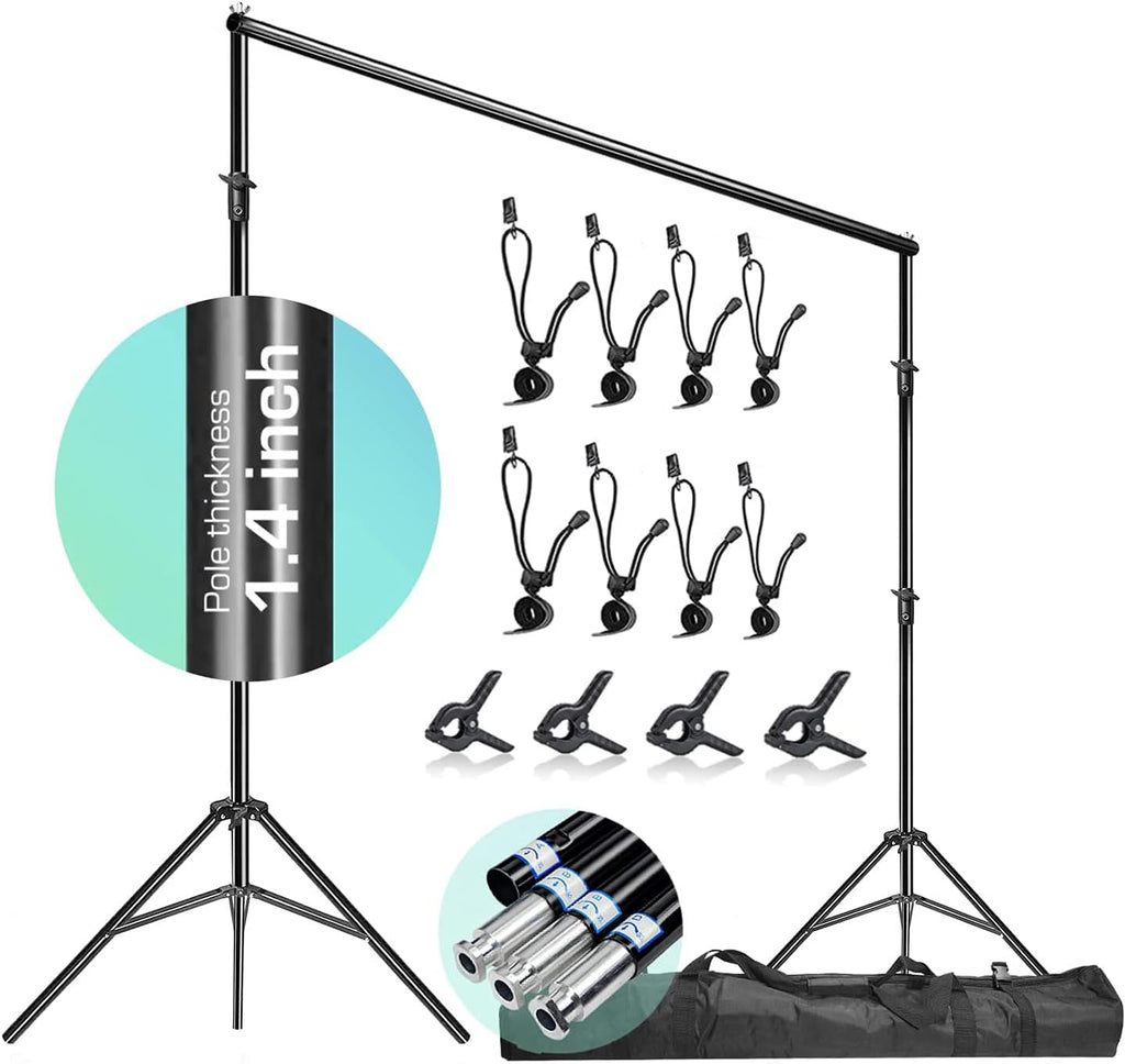 10 ft. Wide Photo Video Backdrop Stand with Carry Bag C457