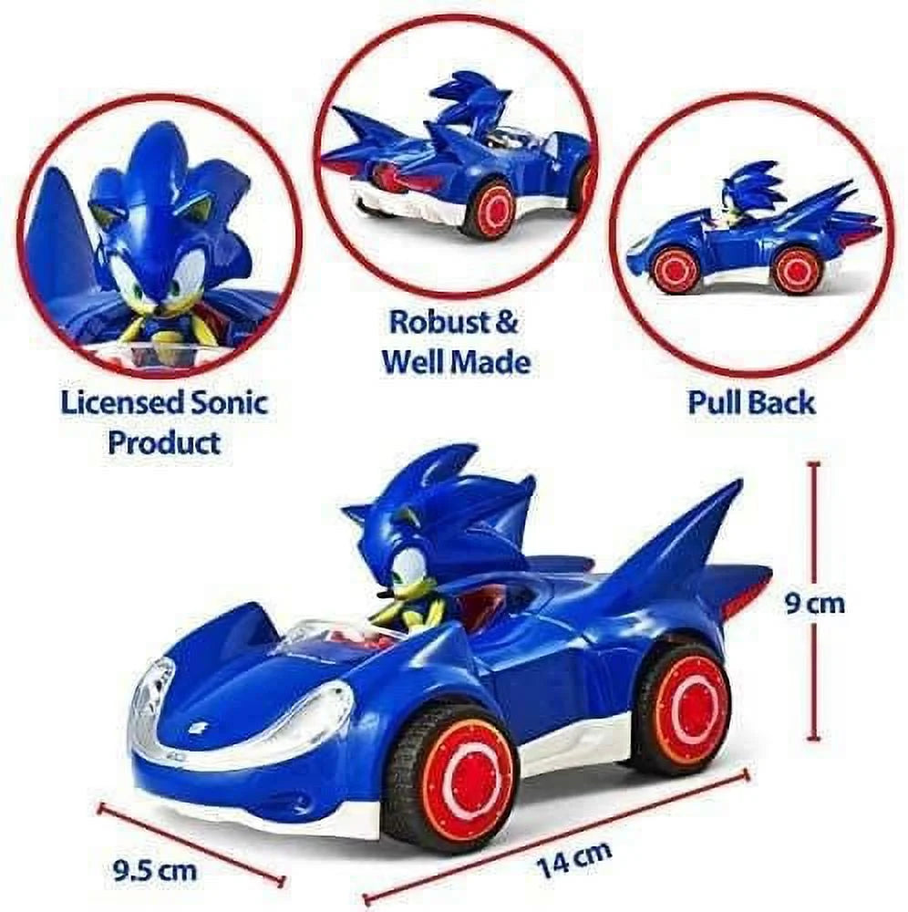 Sonic the Hedgehog Pull Back Action Racer O904