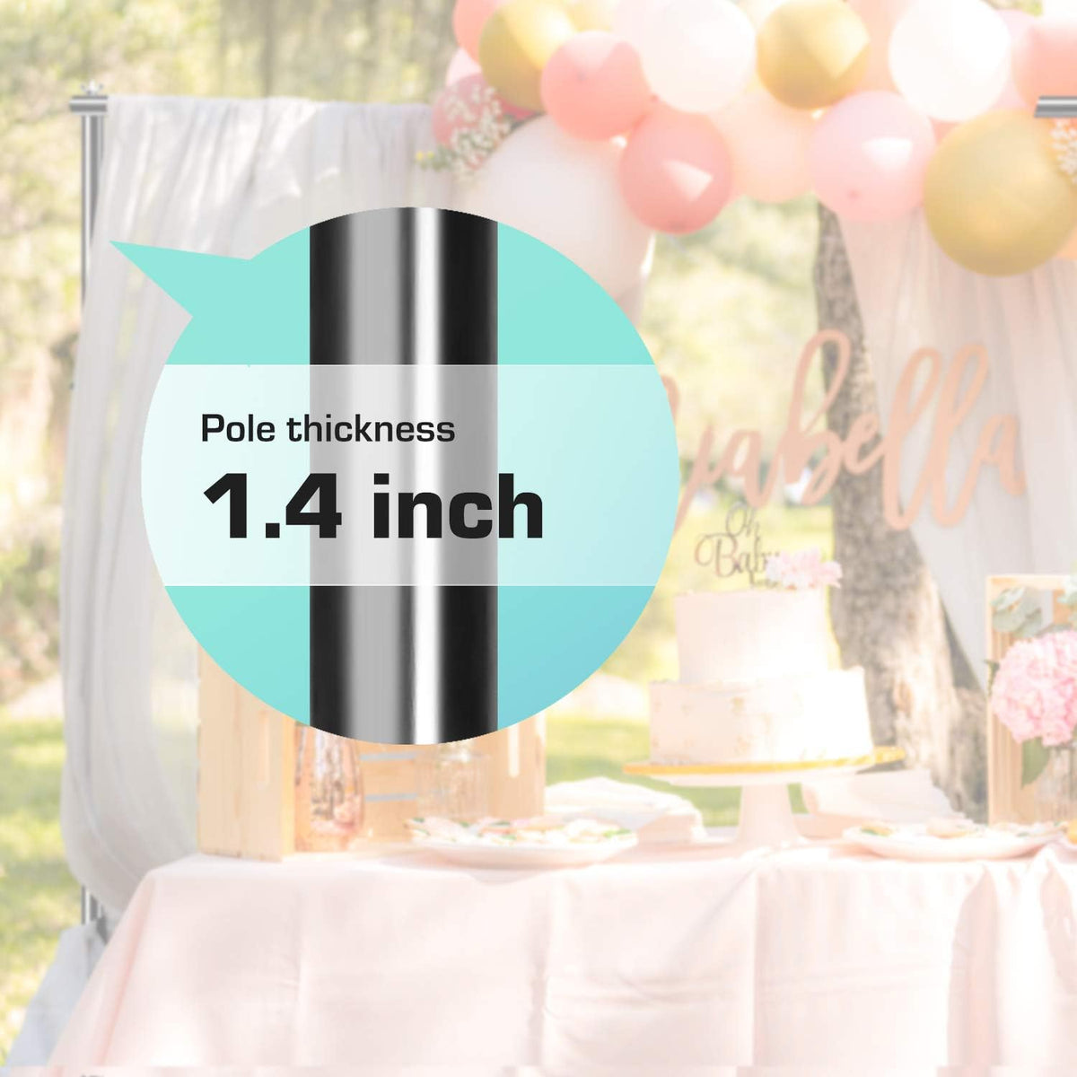 10 ft. Wide Photo Video Backdrop Stand with Carry Bag C457