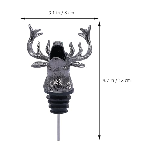 Creative Elk Head Wine Pourer Bottle Stopper G310