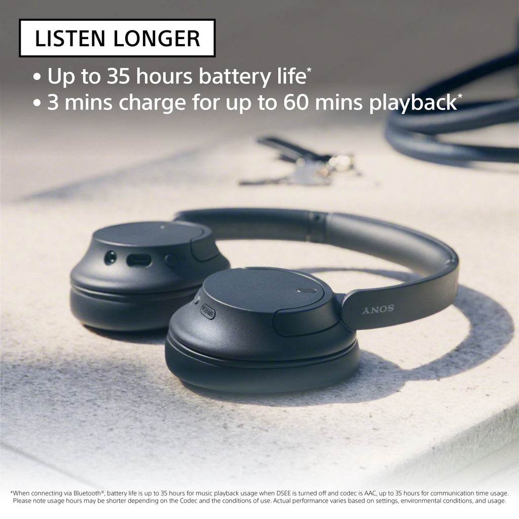 Black Wireless Bluetooth Headphones W64260