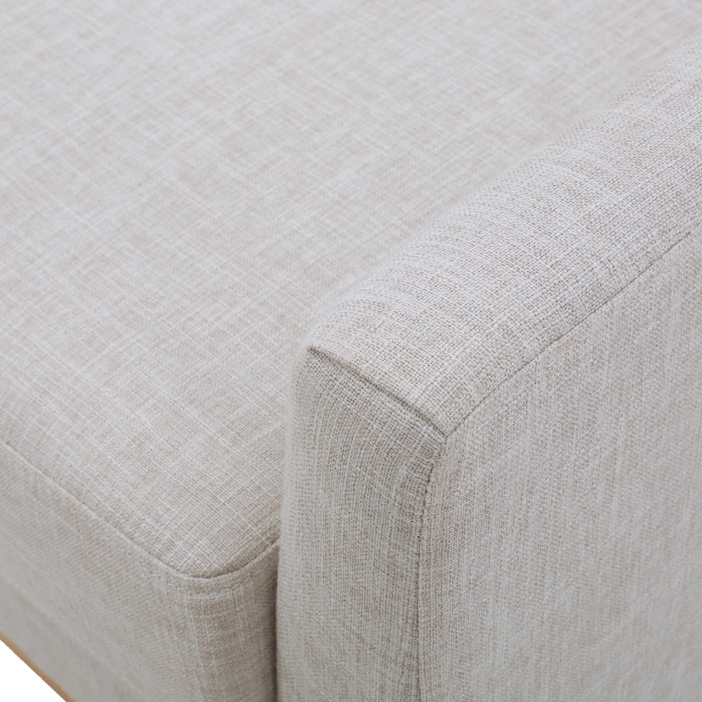 Beige Fabric Accent Chair Z45874