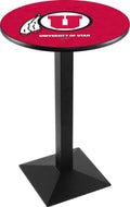 Black Wrinkle 42 inch Pub Table U263