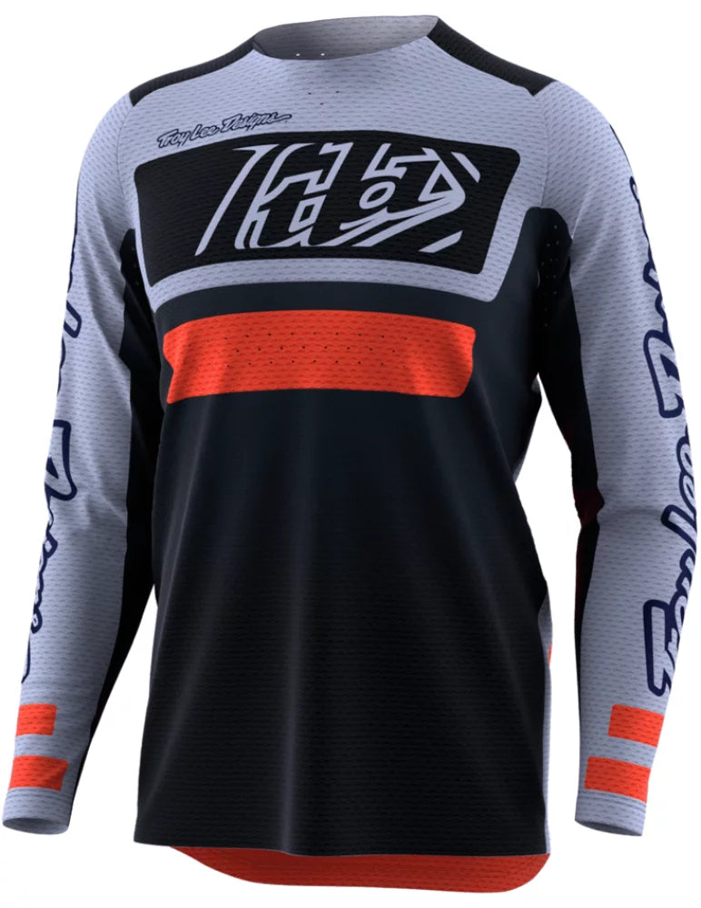 Black Orange Mens MX Offroad Jersey F179