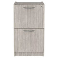 Full Pedestal File 2 Legal/Letter-Size File Drawers Gray A809
