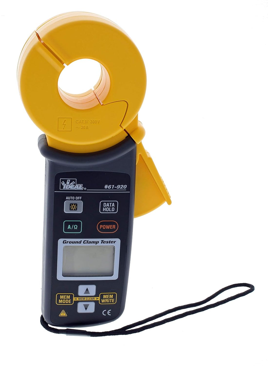 Earth Ground Resistance Tester, 3-Pole F90297