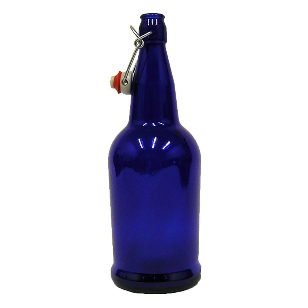 2 X 32 oz. Cobalt Blue Kombucha Bottle W79674