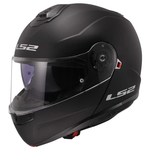 Modular Motorcycle Helmet with SunShield Gloss Black X-Small S873