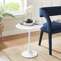 20" Round Artificial Marble Side Table X398