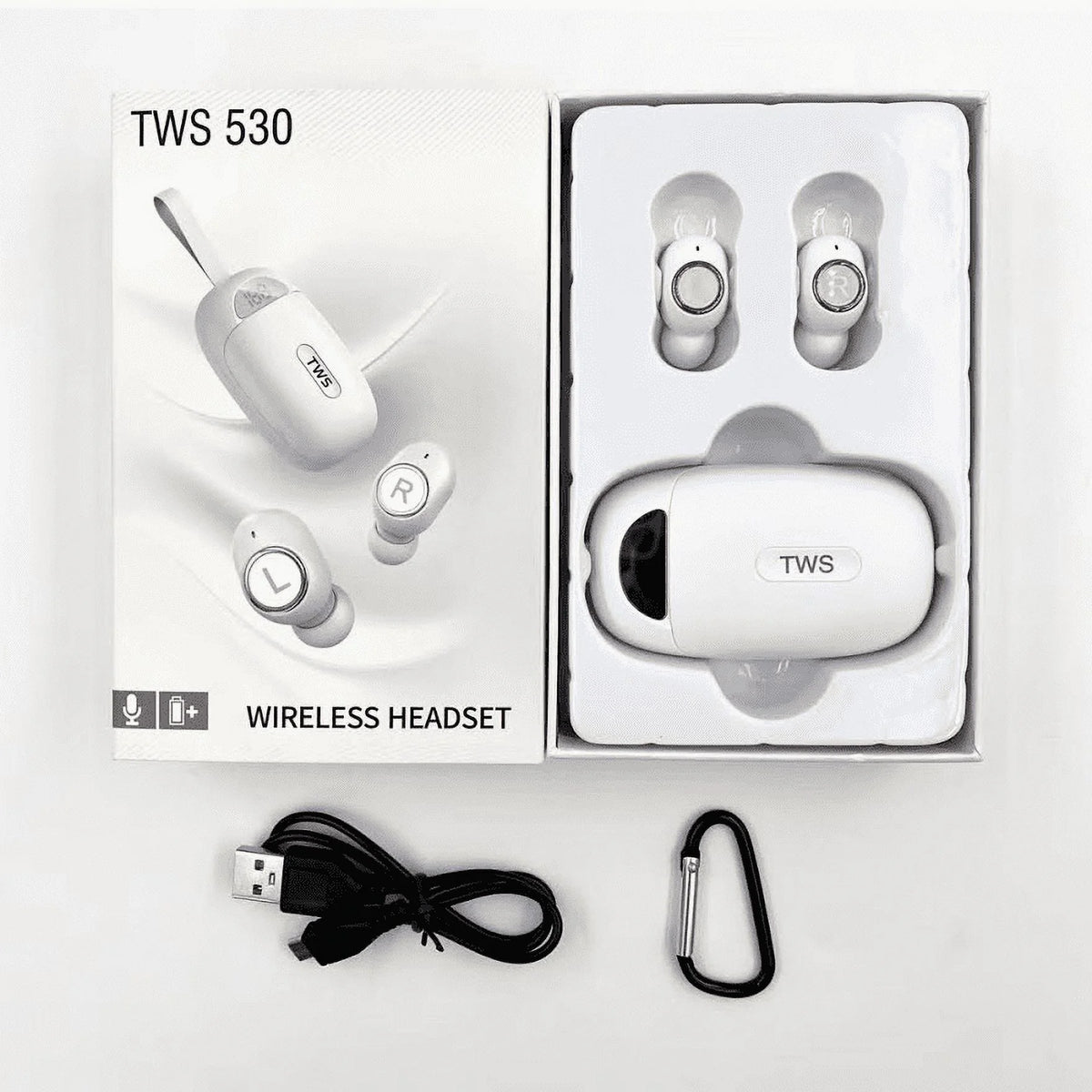 Wireless Bluetooth in-Ear Earbuds with Charging Case M9889