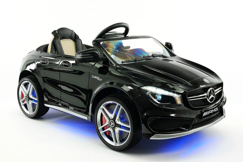 Licensed Mercedes CLA45 AMG Electric Kids Ride-On Car with Rubber Tires J593989