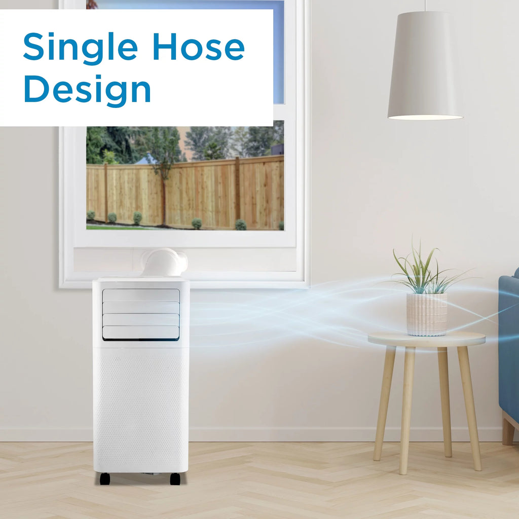 5000 BTU White Portable AC D7089