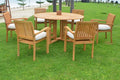 6 Seater 7 Pc Teak Dining Set F5259