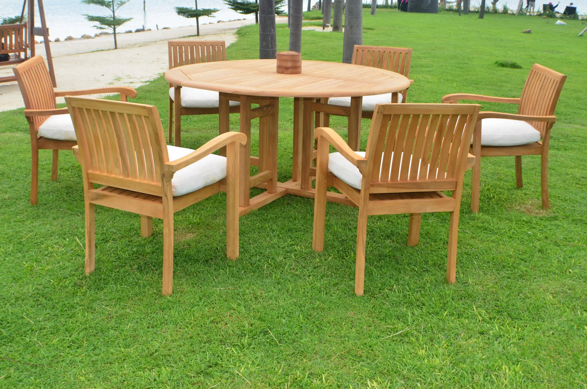 6 Seater 7 Pc Teak Dining Set F5259