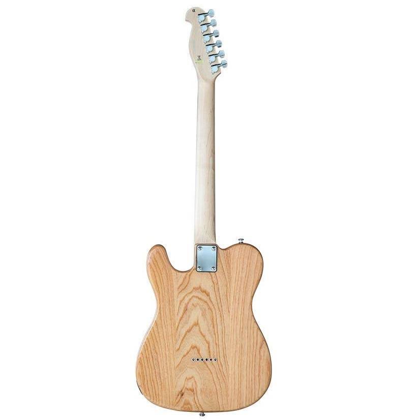 Natural Solid Ash Electric Guitar with Gig Bag Q593