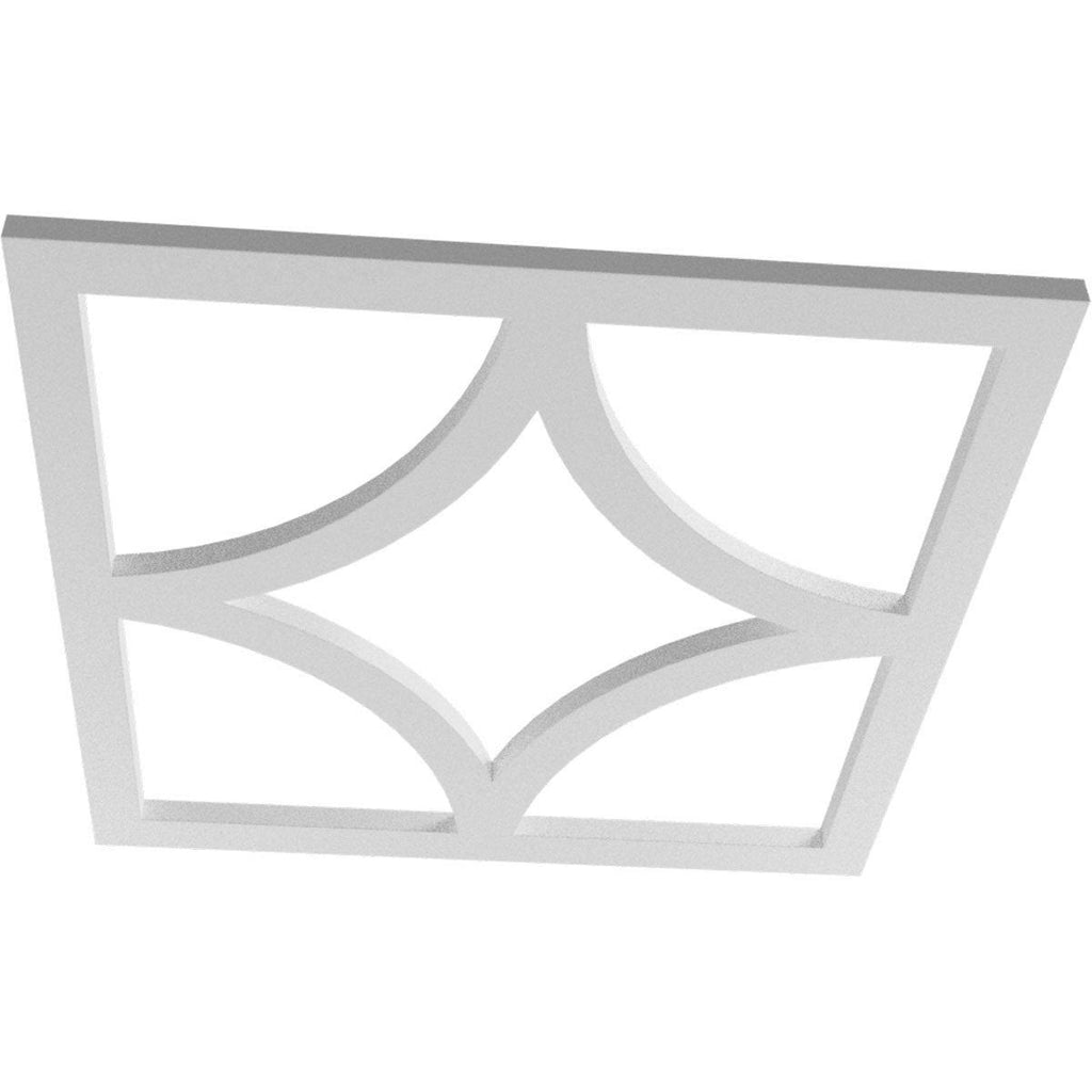 32x22OD x 20 1/2x22ID x 1x22P PVC Pierced Ceiling Medallion N929713