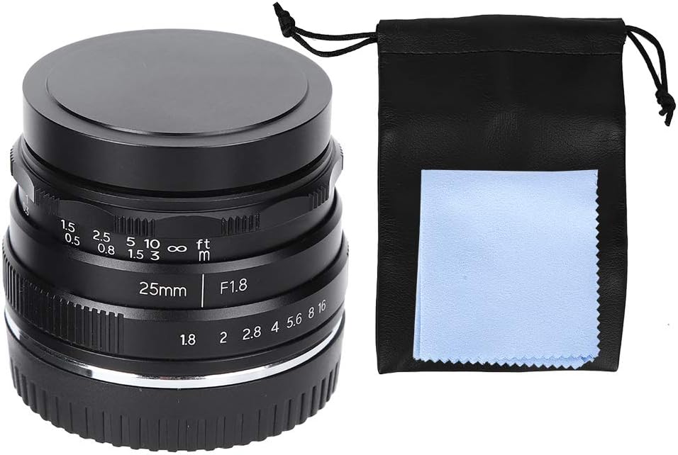 25mm F1.8 M4/3 Mount Camera Lens, Pack of 2 X689