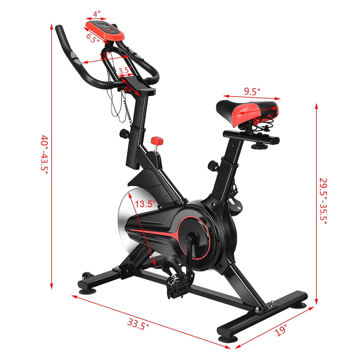 Indoor Cycling Bike with LCD Display E5209