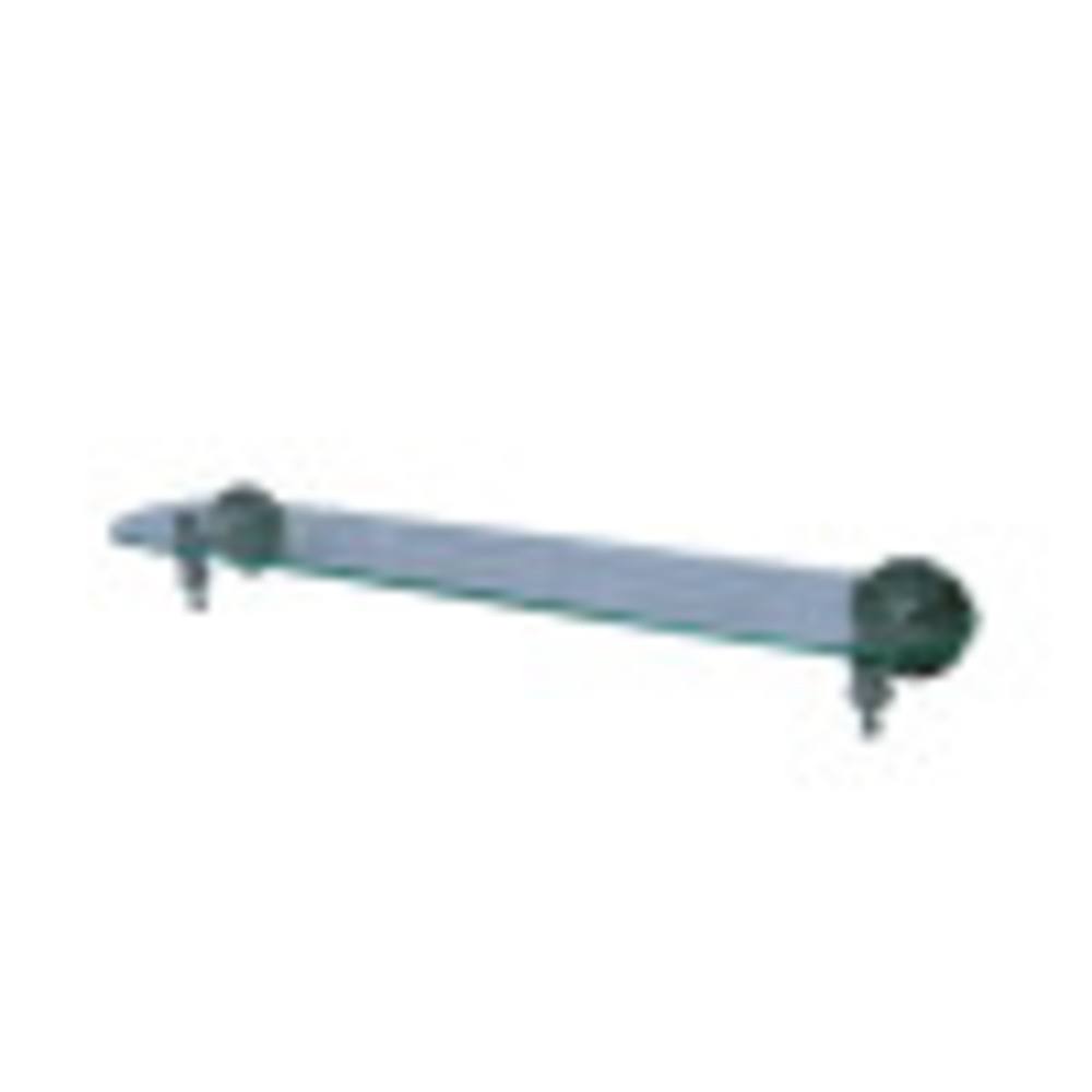 Satin Nickel Glass Shelf H4711