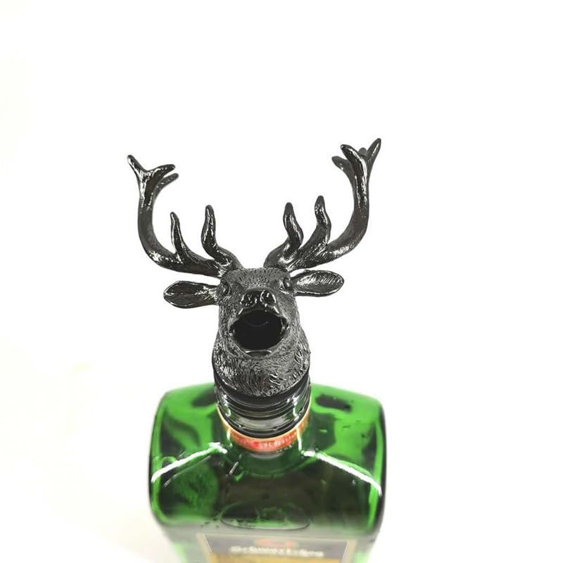 Creative Elk Head Wine Pourer Bottle Stopper G310
