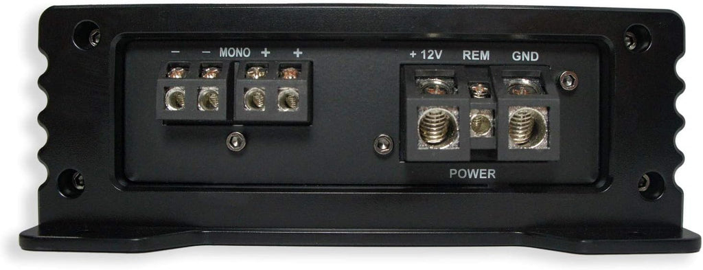 Dual 10" Loaded Sub Box Enclosure with Amplifier and 4 Gauge Amp Install Kit J4685
