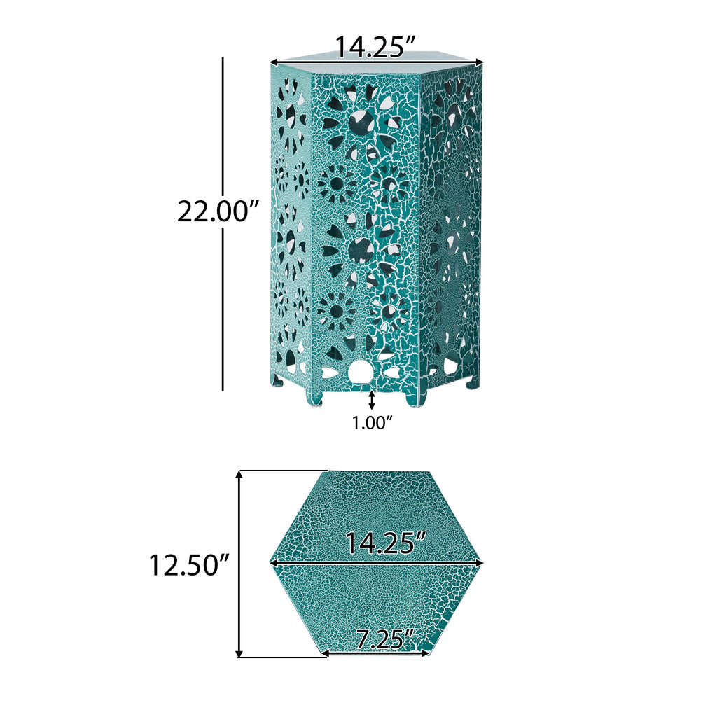 14 Inch Iron Side Table W4306