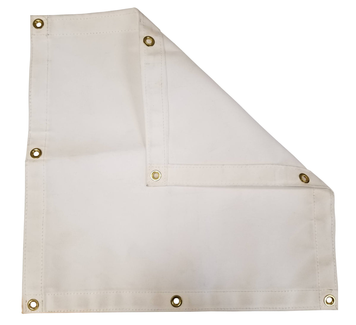 White Polyester Canvas Tarp 14.5 oz. C3371