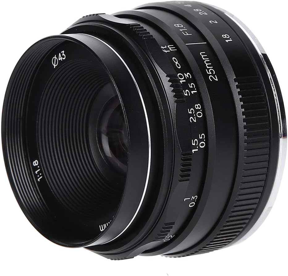 25mm F1.8 M4/3 Mount Camera Lens, Pack of 2 X689