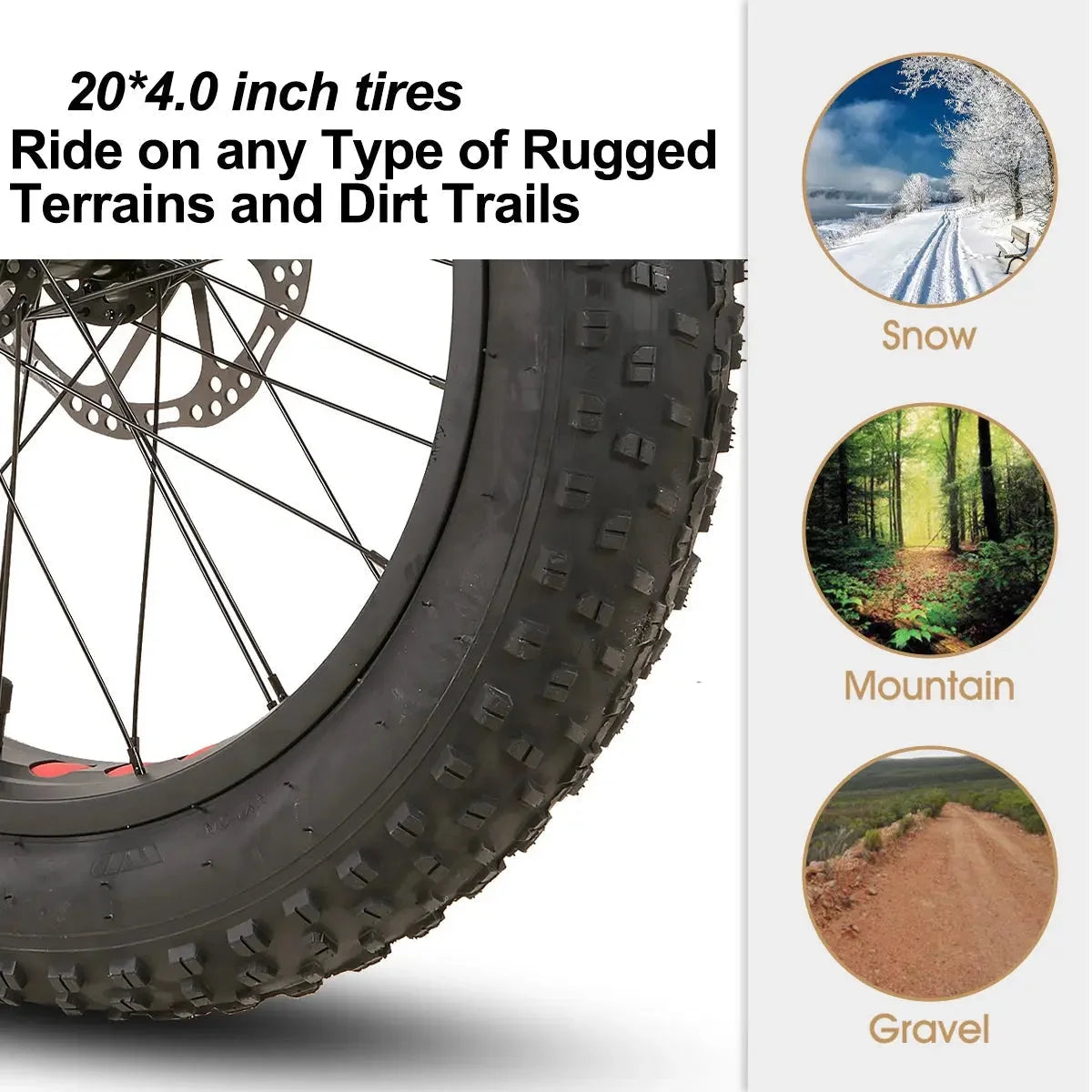 20 inch Kids Fat Tire Mountain Bike O726