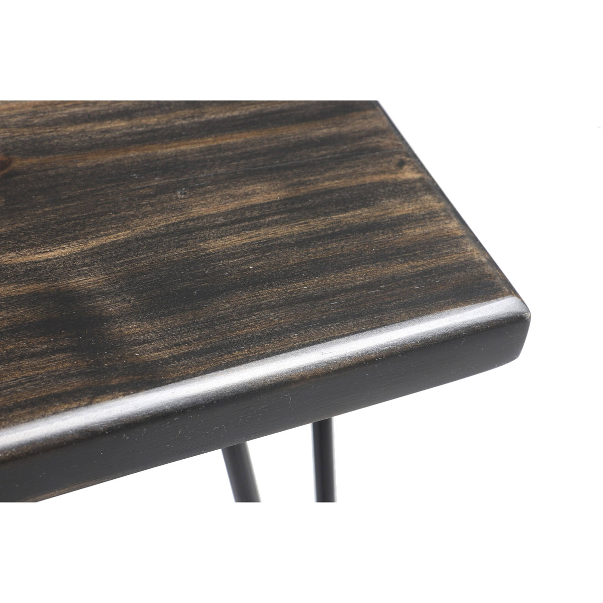 Weathered Gray Wood Bench D62570