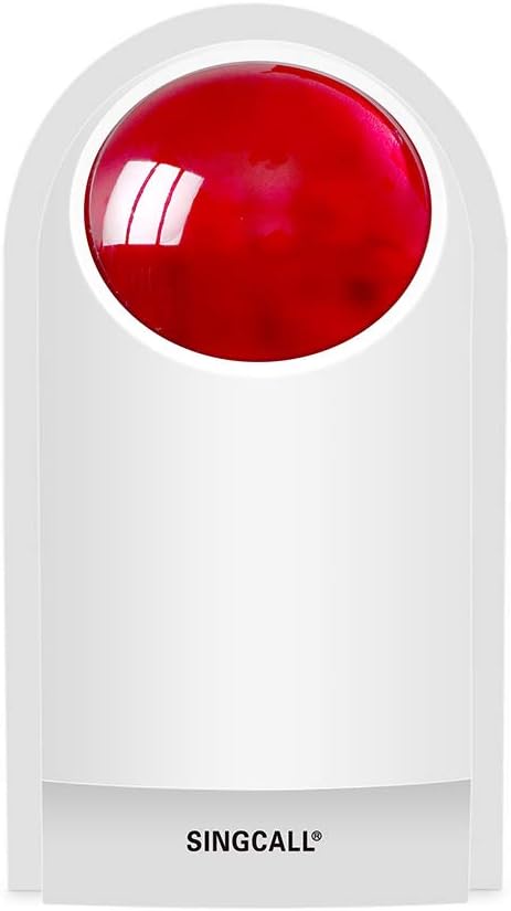 Waterproof Outdoor Emergency Strobe Siren Alarm Kit with 2 Call Buttons A2201