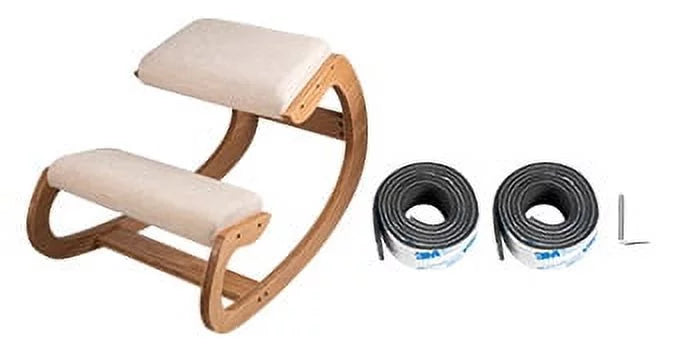 Ergonomic Kneeling Chair Wooden Stool O8742