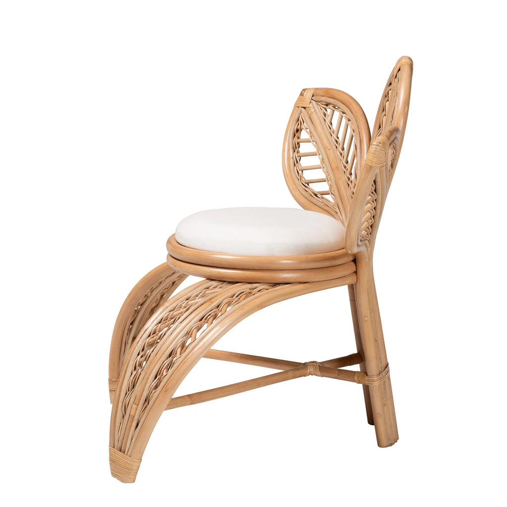 Natural Rattan Leaf Accent Chair N669478