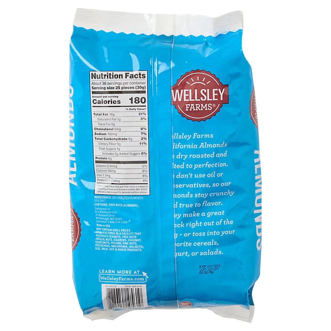 Almonds, 40 oz. W952590