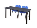 Training Table with 2 Stack Chairs W1470