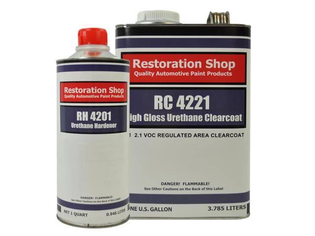 Electric Yellow Gallon Urethane Basecoat Clearcoat Car Paint Kit I920