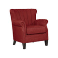 Soft Red Linen Armchair S560833