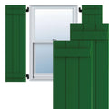 Chrome Composite Board-n-Batten Shutters, Per Pair J4364