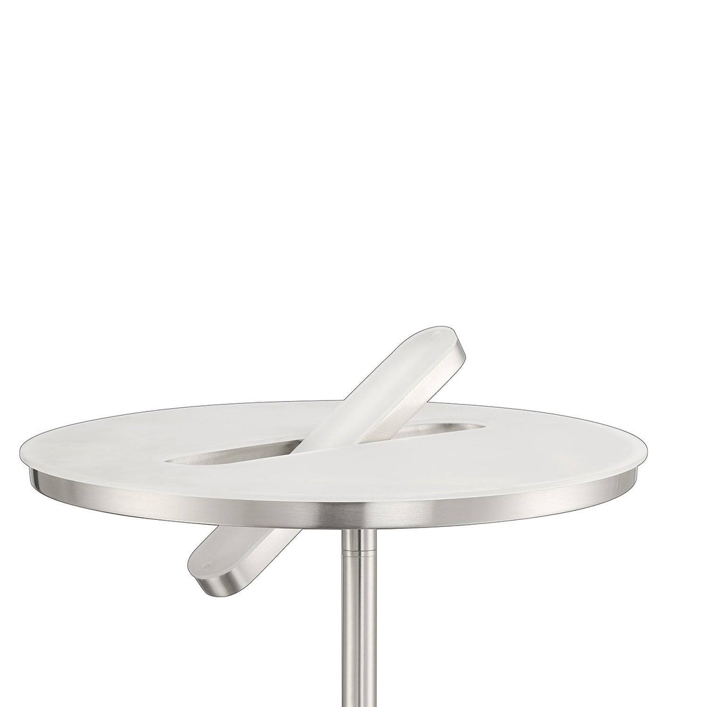 Satin Nickel Torchiere T582