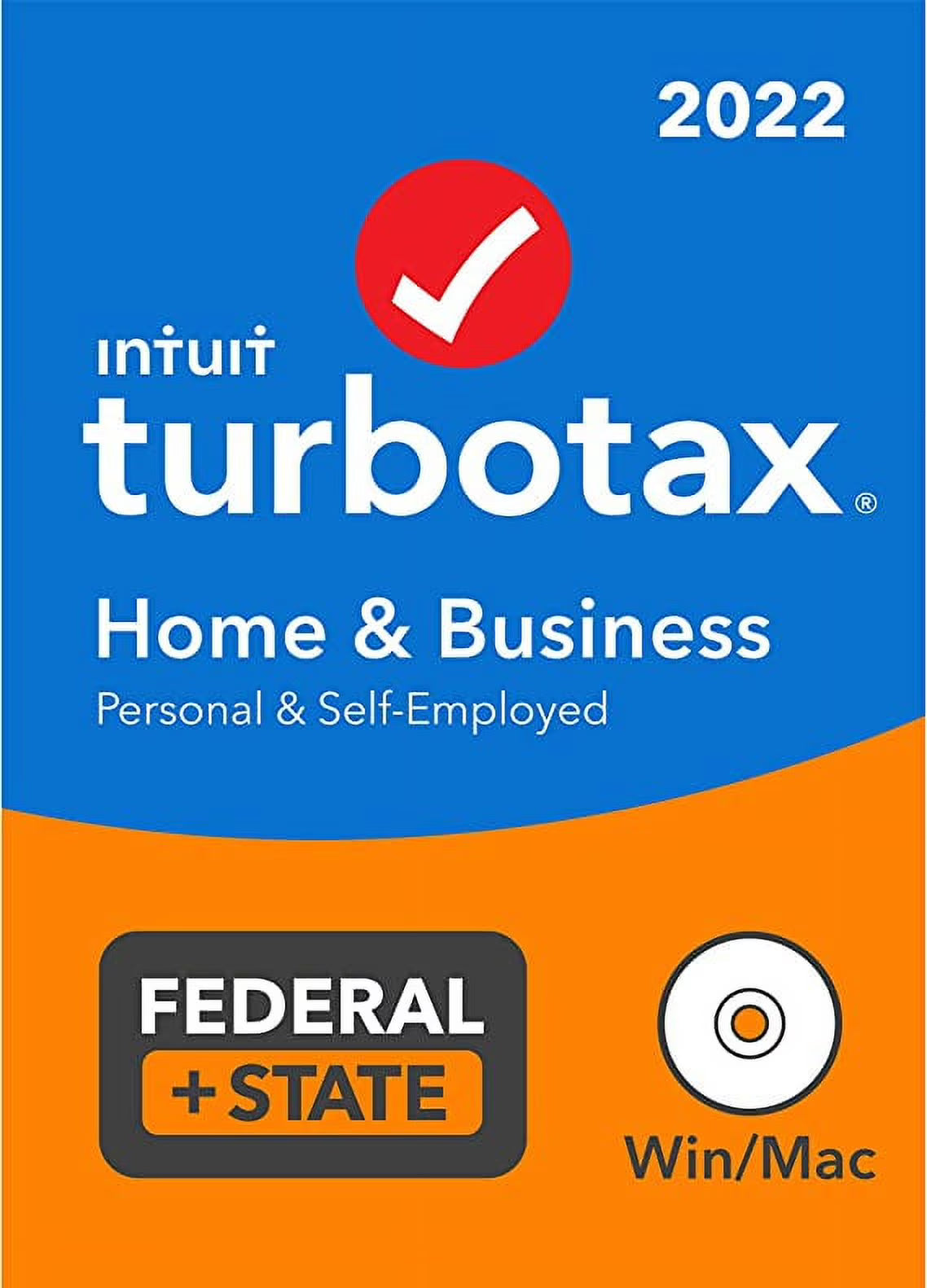 TurboTax Home & Business 2022 Physical Disk X7641