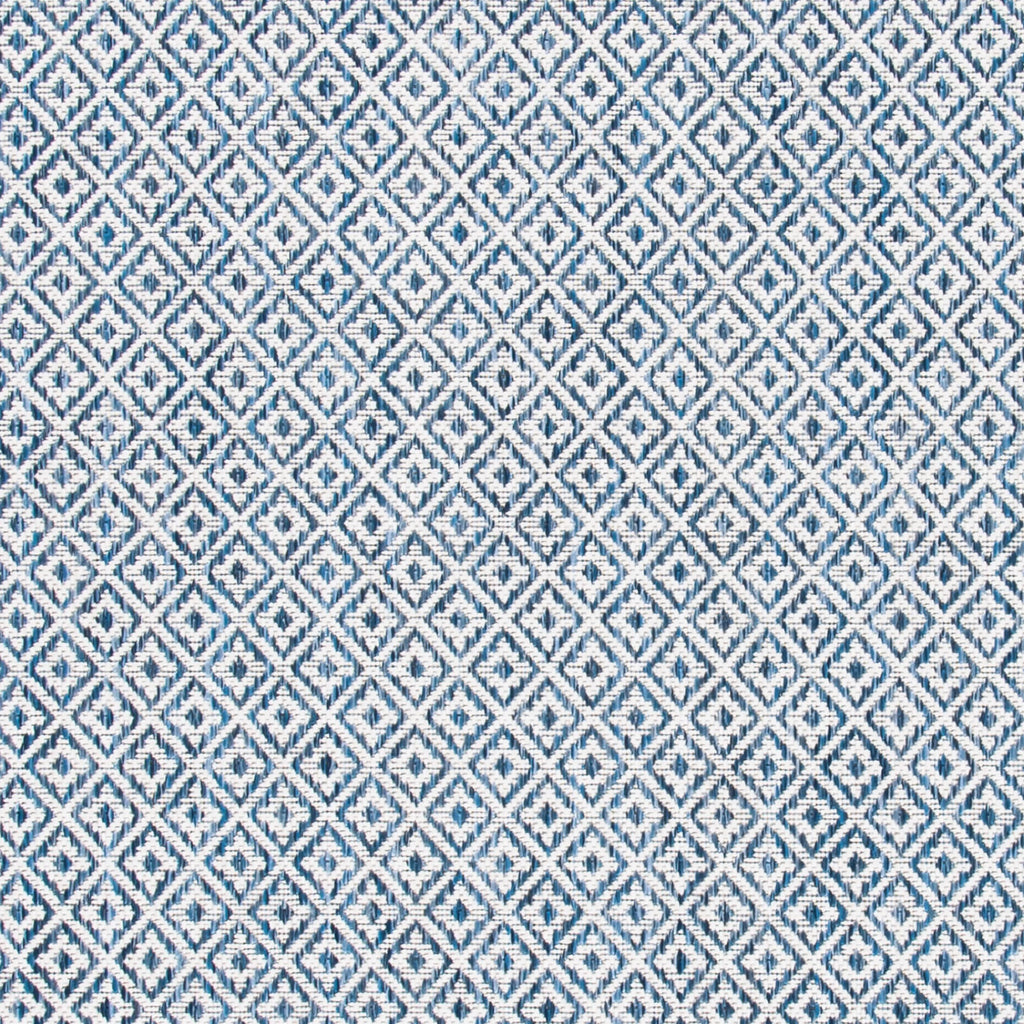 Blue Navy Geometric Area Rug H50646