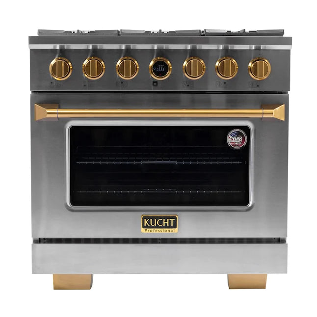 36 5.2 cu. ft. 6 Burner Natural Gas Dual Fuel Range in Stainless Steel M7894