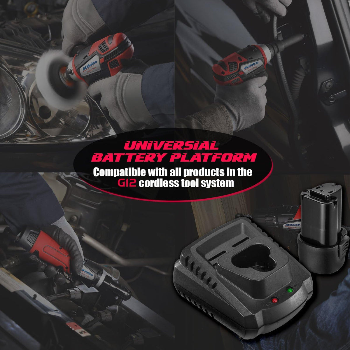 12V Cordless Li-ion 1/4” Torque Ratchet Wrench Tool Kit J163
