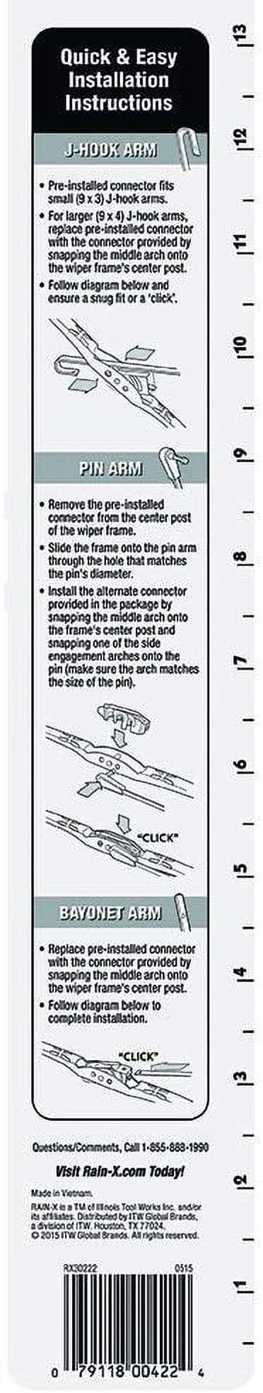 Replacement Windshield Wiper Blade 22 W3158