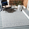 Blue Navy Geometric Area Rug H50646