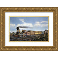 Gold Ornate Wood Framed Art Print Z594